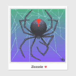 Adesivo pixel da viúva preta