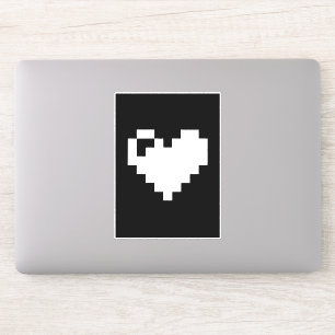 Adesivo Pixel Heart 8 bits