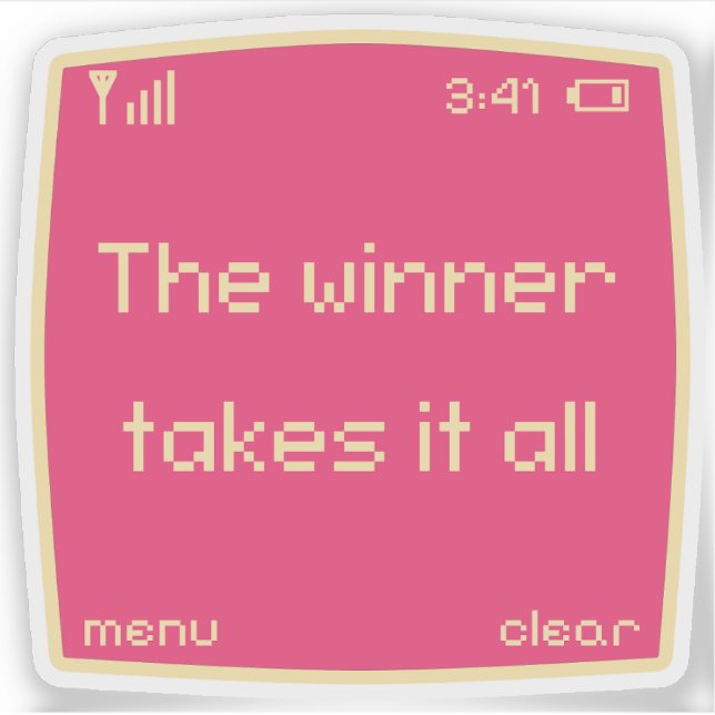 Adesivo  Pixel Retro  (Frente)