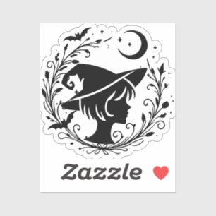 Adesivo Pixie Witch Wiccan Magic Witches Halloween