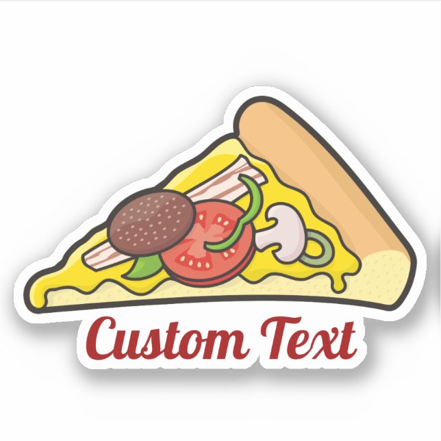 Adesivo Pizza Slice Sticker (Frente)