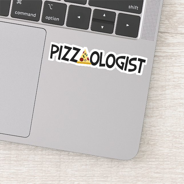 Adesivo Pizzaologista - Pizza Engraçada (Detalhe)