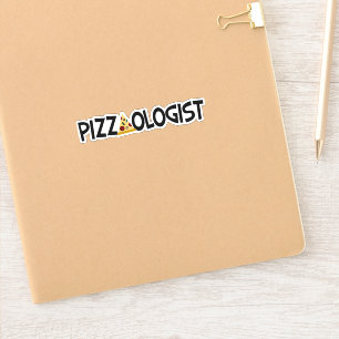 Adesivo Pizzaologista - Pizza Sticker Engraçado