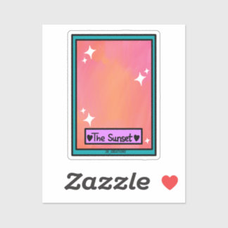 Adesivo Placa de setas sunset