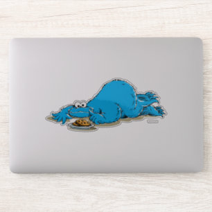 Adesivo Placa do monstro do biscoito do vintage dos