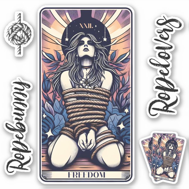 Adesivo Placa Ropelovers Conjunto de autocolantes (Frente)