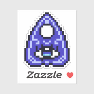Adesivo Planchette de Arte Azul Roxo Testemunha