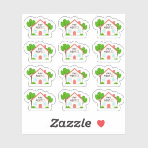 Adesivo Planeador Bujo do Controlador Financeiro do Orçame