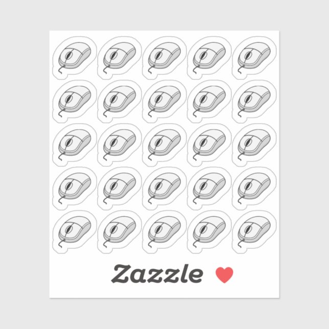 Adesivo Planejador Bujo Funcional de Mouse de Computador  (Folha)