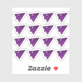 Adesivo Planejador Bujo Lembrete de Viagem Noturno Avião d