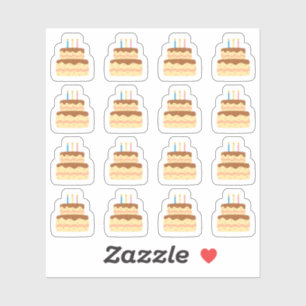 Adesivo Planejador de Calendário do Lembrete do Bake Bday