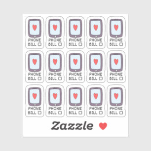 Adesivo Planejador de Controle de Orçamento de Faturamento