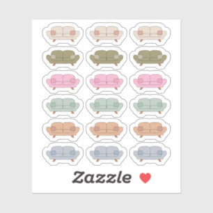 Adesivo Planejador de Dia de Relaxe Preguiçoso de Compromi