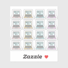 Adesivo Planejador de Dias Úteis do Lembrete do Office