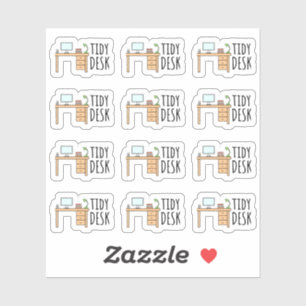 Adesivo Planejador de Lembrete de Limpeza de Mesas de Estu