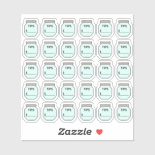 Adesivo Planejador de Rastreamento de Dinheiro da Dica Jar