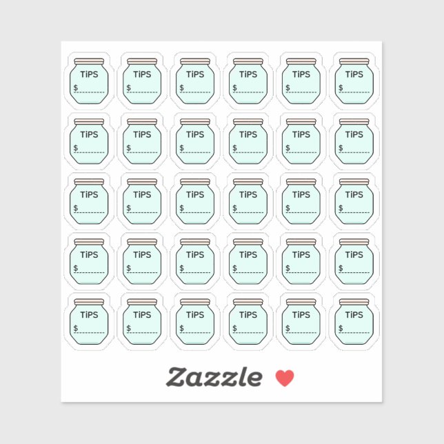 Adesivo Planejador de Rastreamento de Dinheiro da Dica Jar (Folha)