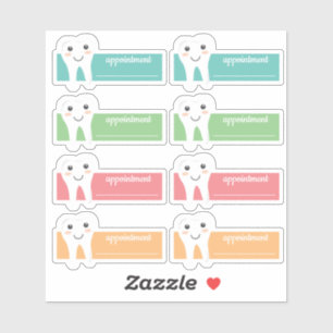 Adesivo Planejador do appontment do dentista