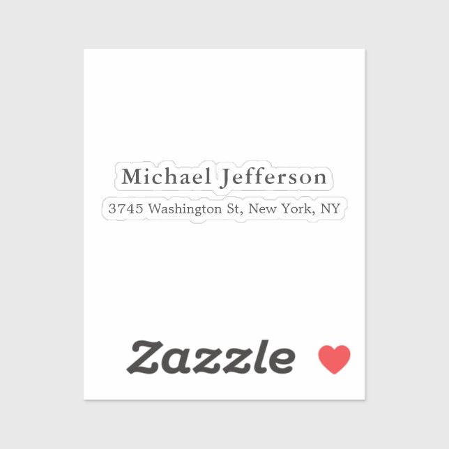 Adesivo Planície Elegante Clássica Única Branca Preta (Folha)