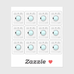 Adesivo Planner de núcleos de limpeza de máquinas de lavar