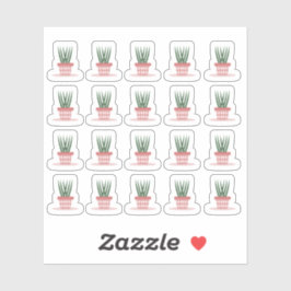 Adesivo Planner moderno de Cobra de plantas domésticas