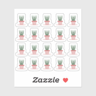 Adesivo Planner moderno de Cobra de plantas domésticas