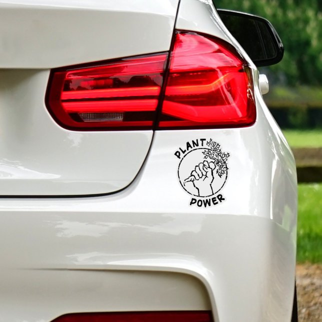 Adesivo Plant Power, Vegan Sticker (Criador carregado)