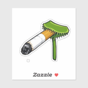 Adesivo Planta de Venus Flytrap Com Cig