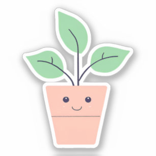 Adesivo Planta Feliz