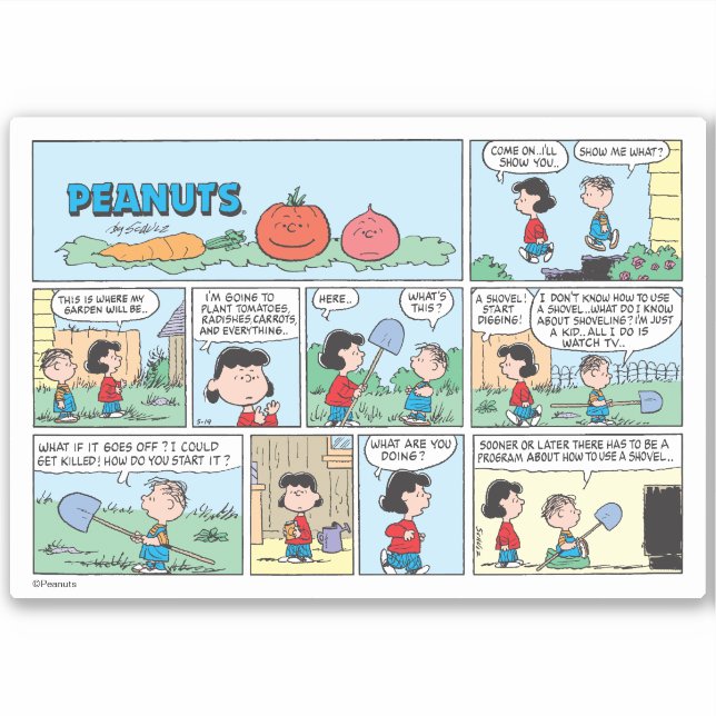 Adesivo Plantando Um Jardim Vegetal (Frente)