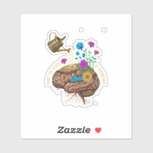 Adesivo Plante as Sementes do Conhecimento   Cérebro Inspi