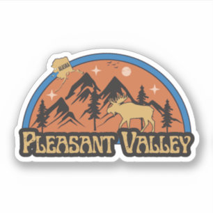 Adesivo Pleasant Valley, Alaska Sticker