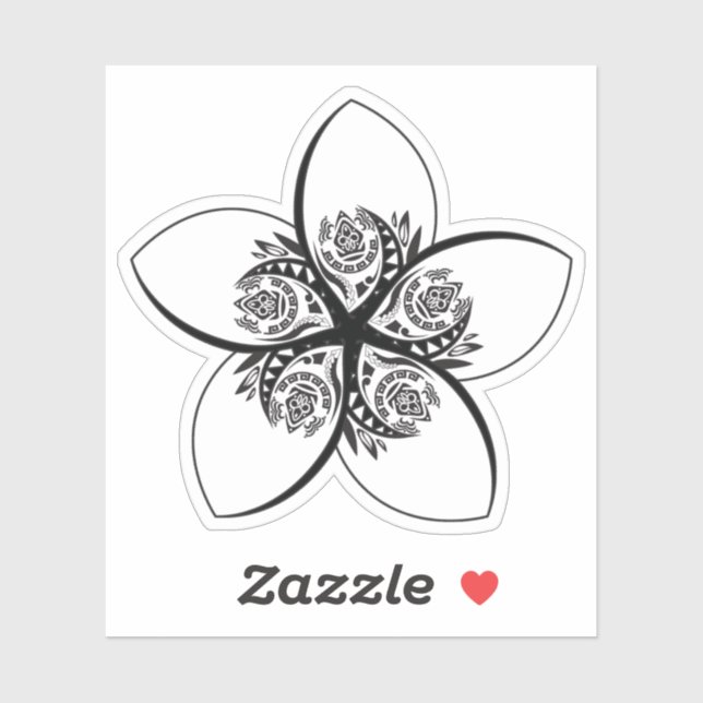 Adesivo plumeria (Folha)