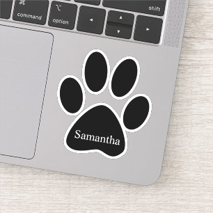 Adesivo Pó de Gato de Cão Personalizado Pet personalizad