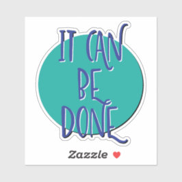 Adesivo Pode Ser Feito Slogan De 12 Etapas