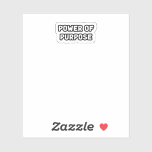 Adesivo Poder De Uma Vida Significativa E Orientada Para F