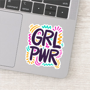 Adesivo Poder para Garota