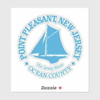 Adesivo Point Pleasant NJ (loop)