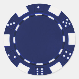 adesivo pokerchip azul