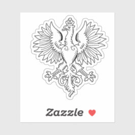 Adesivo Poland's White Eagle Contemporary State Emblem 
