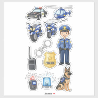 Adesivo 👮♂️ Police Officer K9 Dog Patrol Vinyl Sticker