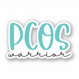 Adesivo Polycystic Ovary Syndrome Awareness, PCOS Warrior