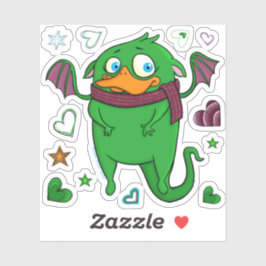 Adesivo Ponha o monstro, adesivo.