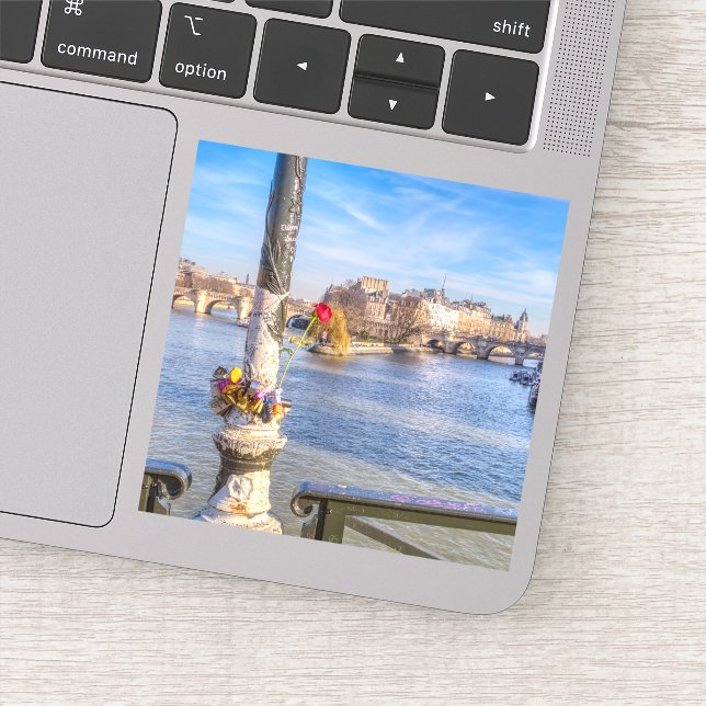 Adesivo Pont des Arts on Dia de os namorados - Paris (Detalhe)