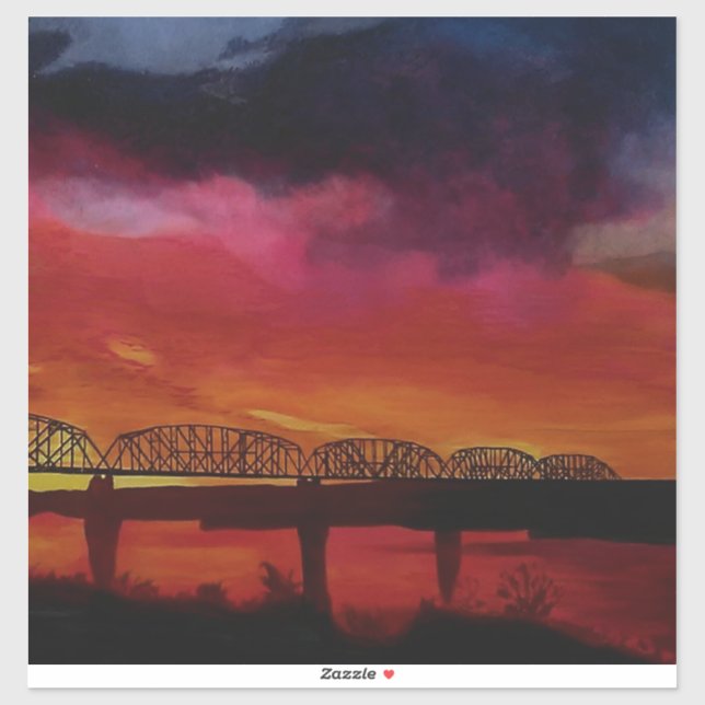 Adesivo Ponte do trem Parker nº 2 (Folha)