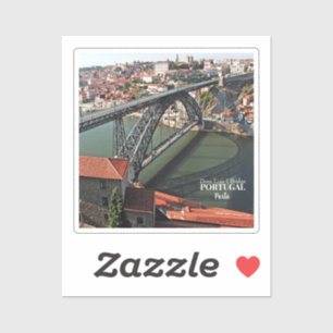 Adesivo Ponte Porto sobre o rio Douro, Portugal