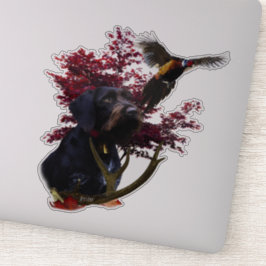 Adesivo Ponteiro alemão Wirehaired