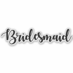Adesivo Ponteiro Decal de Casamento de Bridesmaid Vinil