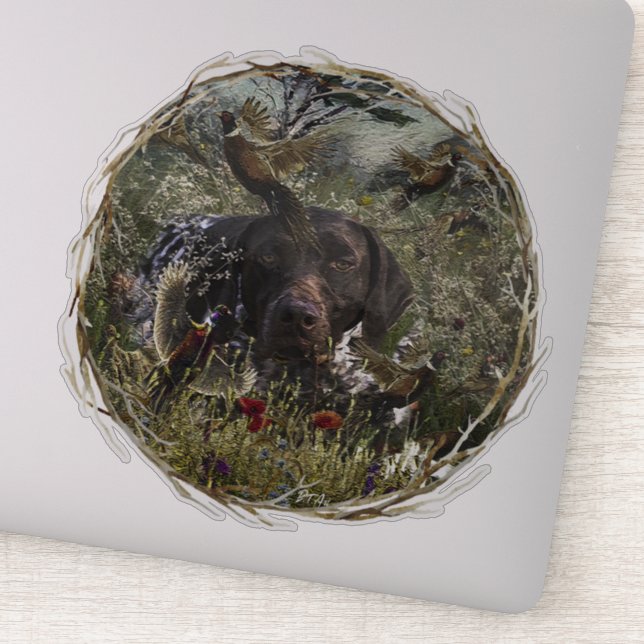 Adesivo Ponteiros abreviados alemães (Detalhe)