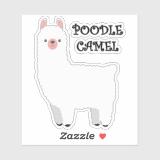 Adesivo Poodle Camel